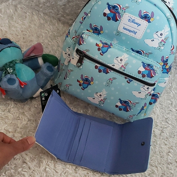 NWT Loungefly Disney Stitch Holiday Bundle - Picture 3 of 16